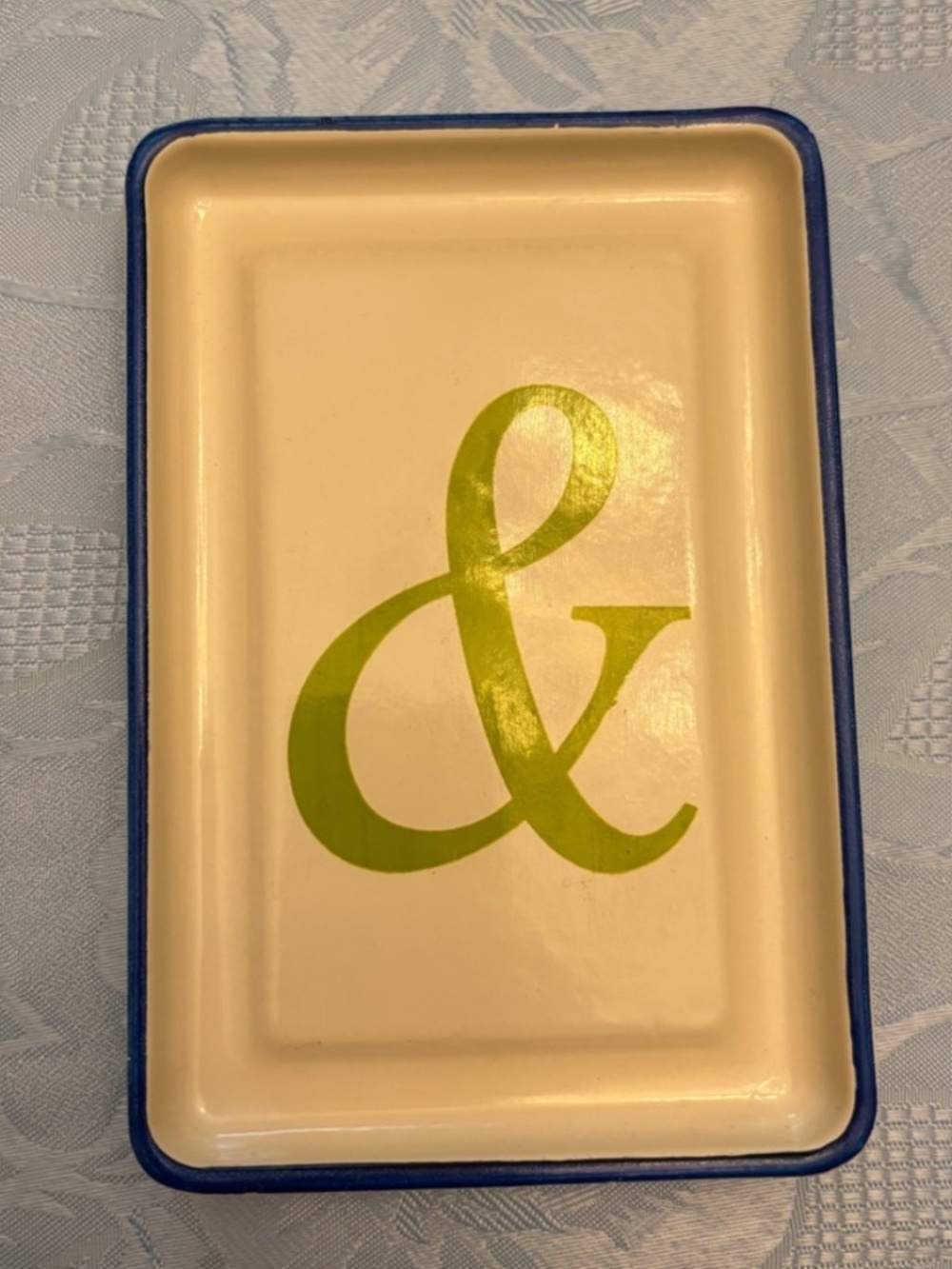 Green Ampersand Tray